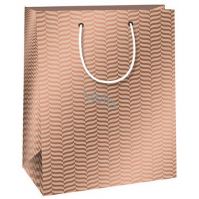 Ditipo Dárková papírová taška 18 x 10 x 22,7 cm Trendy colours bronzová