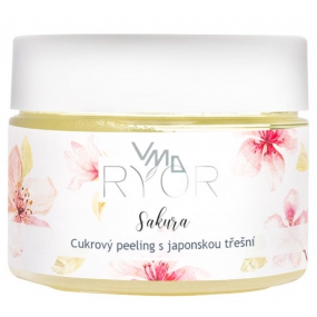 Ryor Sakura cukrový peeling s japonskou třešní na celé tělo 325 g