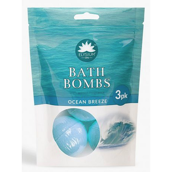 Elysium Spa Vánek oceánu šumivá koule-bomba do koupele 3 x 50 g