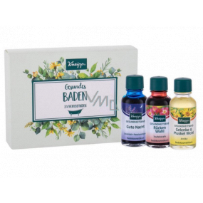 Kneipp Lavender olej do koupele 20 ml + Arnica olej do koupele 20 ml + Relaxation olej do koupele 20 ml, sada bylinkových olejů do koupele