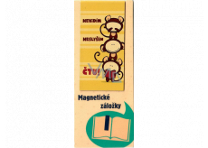 Albi Magnetická záložka do knížky Tři opice 8,7 x 4,4 cm