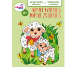 Ditipo Omalovánky s říkankou Domácí zvířátka 16 stran 215 x 275 mm věk 3+