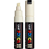 Posca Univerzální akrylátový popisovač se širokým, seříznutým hrotem 8 mm Smetanová PC-8K