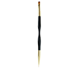 Kosmetický štětec na nehty na gel + zdobící 19 cm