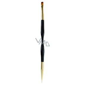 Kosmetický štětec na nehty na gel + zdobící 19 cm