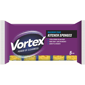 Vortex Maximální pěna kuchyňská houbička, 5 ks