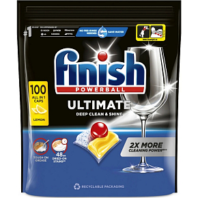 Finish Ultimate All in 1 Lemon tablety do myčky, 100 ks Finish Ultimate All in 1 Lemon tablety do myčky, 100 ks