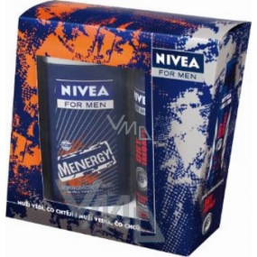 Nivea Men Kazmenenergy sprchový gel 250 ml + antiperspirant sprej 150 ml kosmetická sada