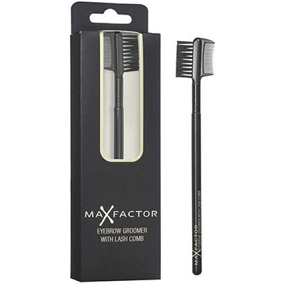 Max Factor Eyebrow Groomer štětec, kartáček na obočí s hřebínkem na řasy 1 kus