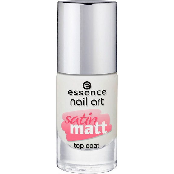 Essence Nail Art Satin Matt Top Coat krycí lak 26 Matt About You! 8 ml