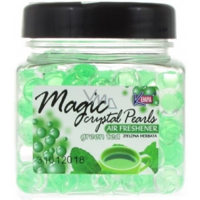 Kempa Magic Crystal Green Tea gelové kuličky osvěžovač vzduchu 150 g