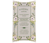 Bohemia Gifts Green Spa s glycerinem a kvalitním olejem ze semen konopí ručně vyráběné toaletní mýdlo v papírové krabičce 100 g