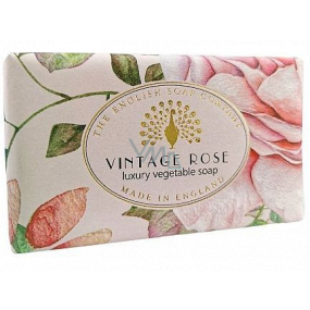 English Soap Rozkvetlá Růže přírodní parfémované mýdlo s bambuckým máslem 190 g