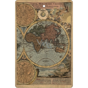 Bohemia Gifts Aromatická vonná karta Mapa 10,5 x 16 cm