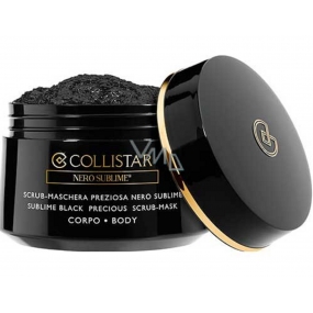 Collistar Nero Sublime Sublime Black Precious Scrub-Mask exfoliační černá tělová maska 450 g