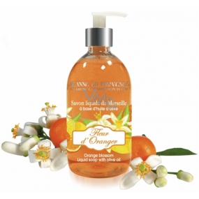 Jeanne en Provence Fleur d Oranger - Pomerančové květy tekuté mýdlo na ruce dávkovač 500 ml