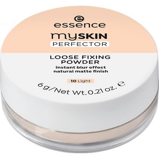Essence My Skin Perfector Loose Fixing Powder sypký pudr 10 Light 6 g