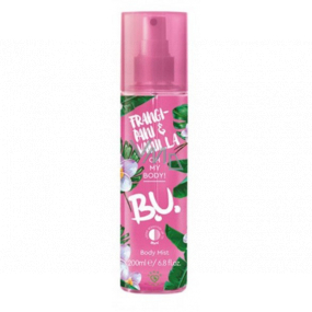 B.U. Frangipani & Vanilla Body Mist parfémovaný tělový sprej pro ženy 200 ml