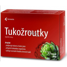 Noventis Tukožroutky pro snížení hladiny cholesterolu kapsle 30 kusů 20 g