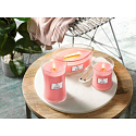 WoodWick Melon & Pink Quartz - Meloun a růžový křemen vonná svíčka s dřevěným knotem a víčkem sklo velká 609 g