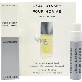 Issey Miyake L Eau d Issey pour Homme toaletní voda 0,8 ml s rozprašovačem, vialka