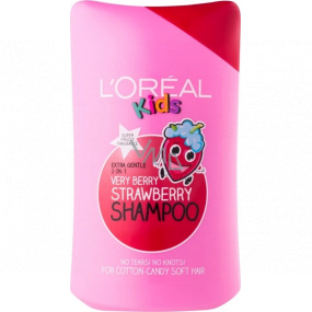 Loreal Paris Kids Very Berry Strawberry dětský šampon a kondicionér na vlasy 2v1 250 ml