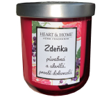 Heart & Home Svěží grep a černý rybíz sójová vonná svíčka se jménem Zdeňka 110 g