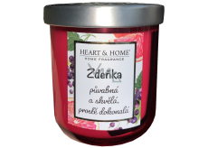 Heart & Home Svěží grep a černý rybíz sójová vonná svíčka se jménem Zdeňka 110 g
