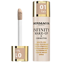 Dermacol Infinity Víceúčelový make-up a korektor 01 Fair 20 g
