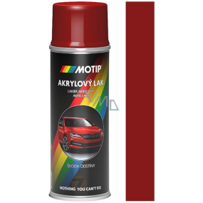 Motip Škoda Akrylový autolak sprej SD 8290 Červená romantika 200 ml
