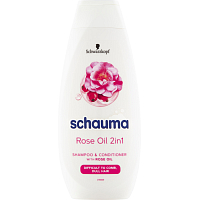Schauma šampon a kondicionér 2v1 Rose Oil, 400 ml