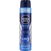 Nivea Men Fresh Active deodorant ve spreji, 250 ml