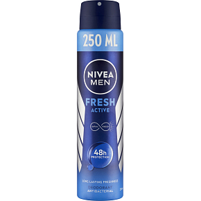 Nivea Men Fresh Active deodorant ve spreji, 250 ml