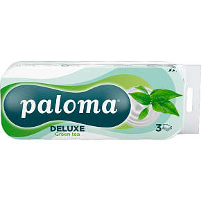 Paloma 3vrstvý toaletní papír Green Tea, 10 rolí