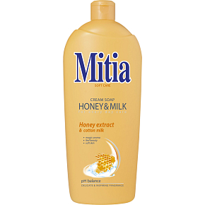 Mitia Honey & Milk tekuté mýdlo, 1 l