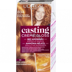 Loreal Paris Casting Creme Gloss barva na vlasy 834 zlatý karamel