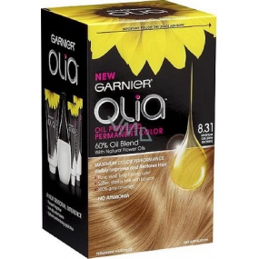 Garnier Olia barva na vlasy bez amoniaku 8.31 Zlatě popelavá blond