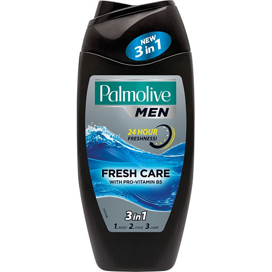 Palmolive Men Fresh Care 3v1 sprchový gel na tělo, tvář a vlasy 250 ml