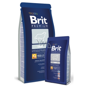 Brit Premium Light pro dospělé psy s problémy s nadváhou 15 kg Kompletní prémiové krmivo