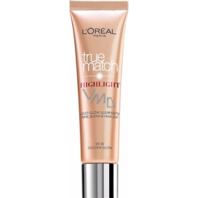 Loreal Paris True Match Hightlight tekutý rozjasňovač 101D Golden Glow 30 ml