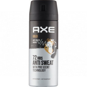 Axe Gold Anti White Marks antiperspirant deodorant sprej pro muže 150 ml