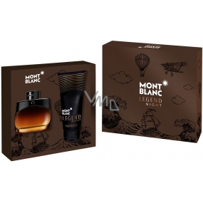 Montblanc Legend Night parfémovaná voda pro muže 50 ml + balzám po holení 100 ml, dárková sada