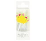 Albi Dortová svíčka single - Koruna, 2,5 cm