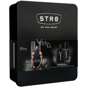 Str8 Rise toaletní voda pro muže 50 ml + deodorant sprej 150 ml, dárková sada