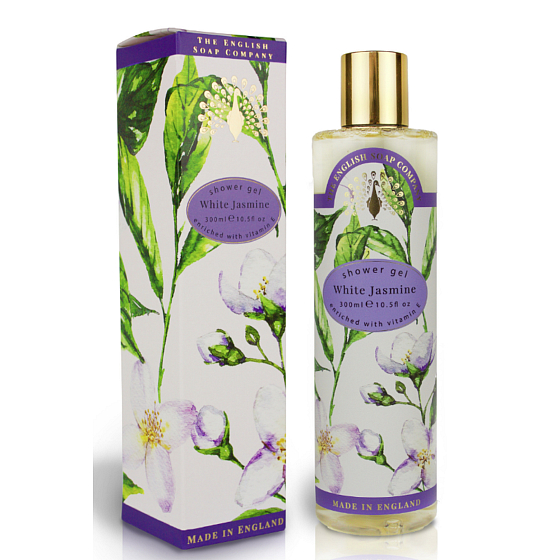 English Soap Bílý Jasmín sprchový gel 300 ml