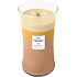 WoodWick Trilogy Golden Treats - Zlaté lahůdky vonná svíčka s dřevěným knotem a víčkem sklo velká 609 g