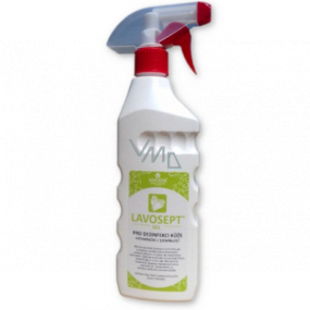 Lavosept Natur dezinfekce kůže gel pro profesionální použití více jak 75% alkoholu 500 ml rozprašovač