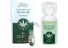 Nutka Konopný antibakteriální zklidňující gel na ruce 30 ml