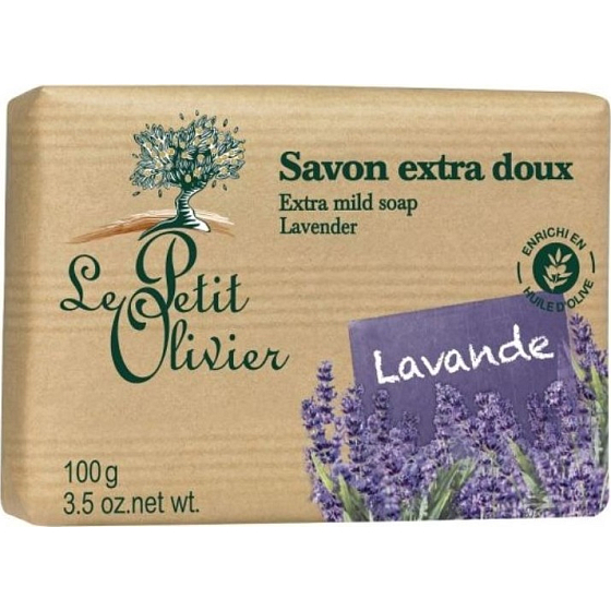 Le Petit Olivier Levandule extra jemné mýdlo s přírodními extrakty 100 g