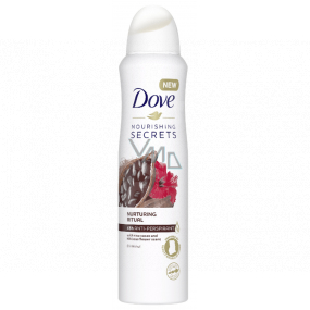 Dove Nourishing Secrets Vyživující African Ritual Kakao & Ibišek antiperspirant deodorant sprej pro ženy 150 ml